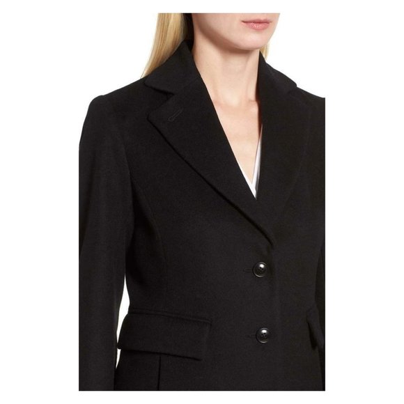 Kristen Blake Black Trench Coat - Picture 5 of 5
